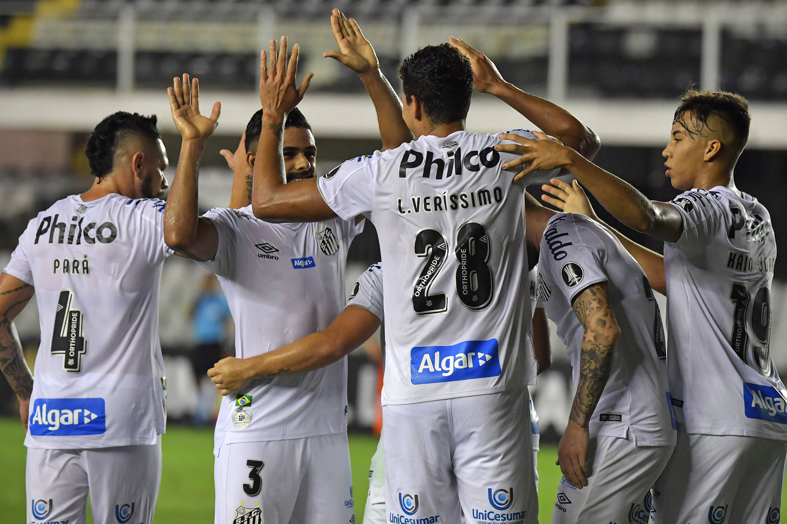 Confira as atuações dos jogadores do Santos na vitória sobre o Delfín