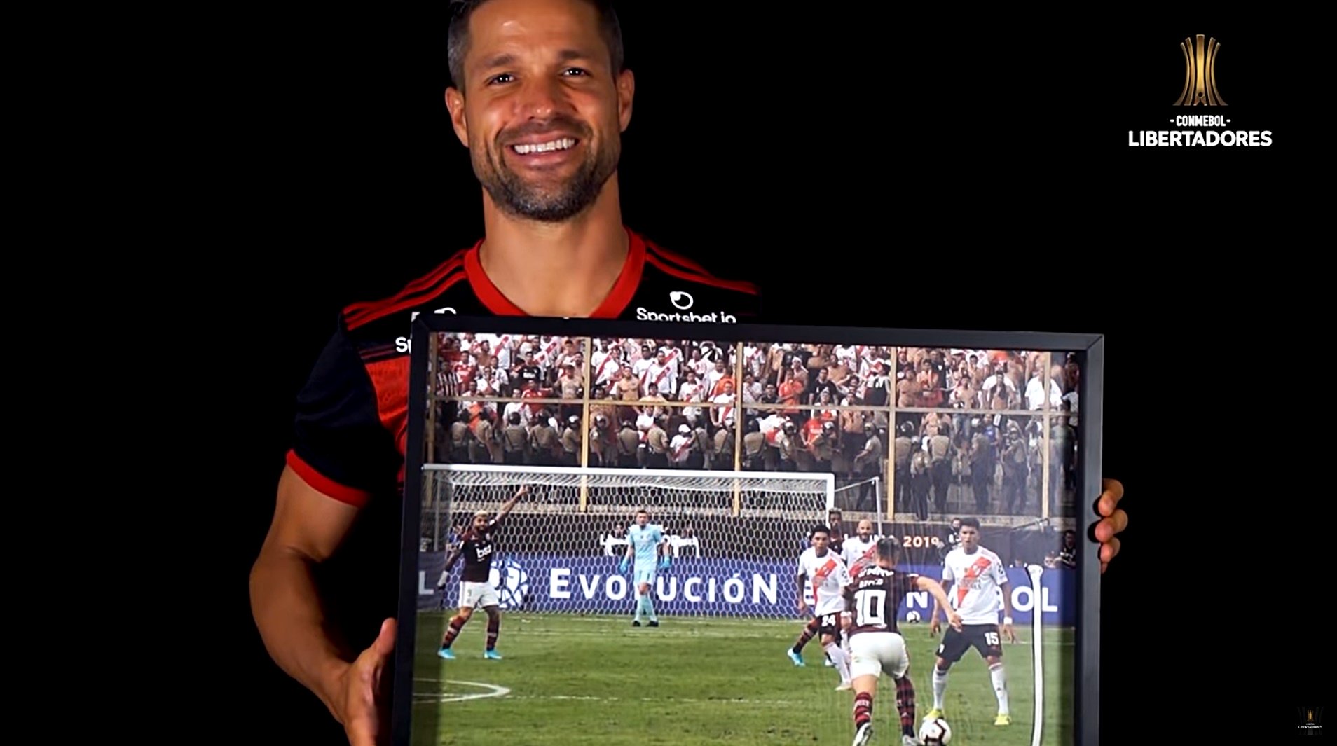 Diego eterniza lance da final da Libertadores em quadro ...