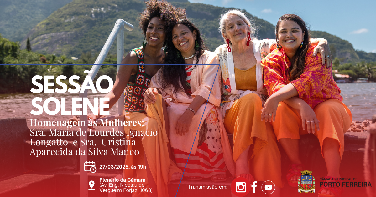 Evento homenageará Maria de Lourdes Longatto e Cristina Maneo e será na próxima quinta-feira (27/03)